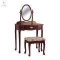 Crown Mark Vanity Cherry finish dressing table set